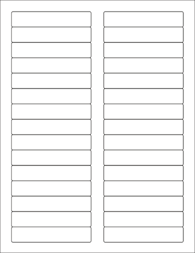 WL-200 adres etiket vektör grafik şablonu